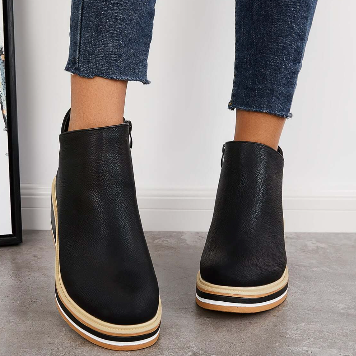 Mari Stella - Freizeitschuhe mit Ziernähten