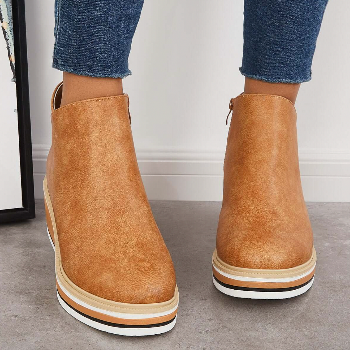 Mari Stella - Freizeitschuhe mit Ziernähten
