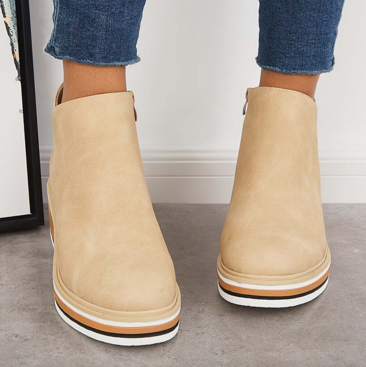 Mari Stella - Freizeitschuhe mit Ziernähten