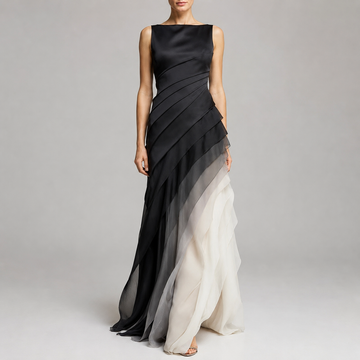Celeste – Elegantes mehrschichtiges Abendkleid