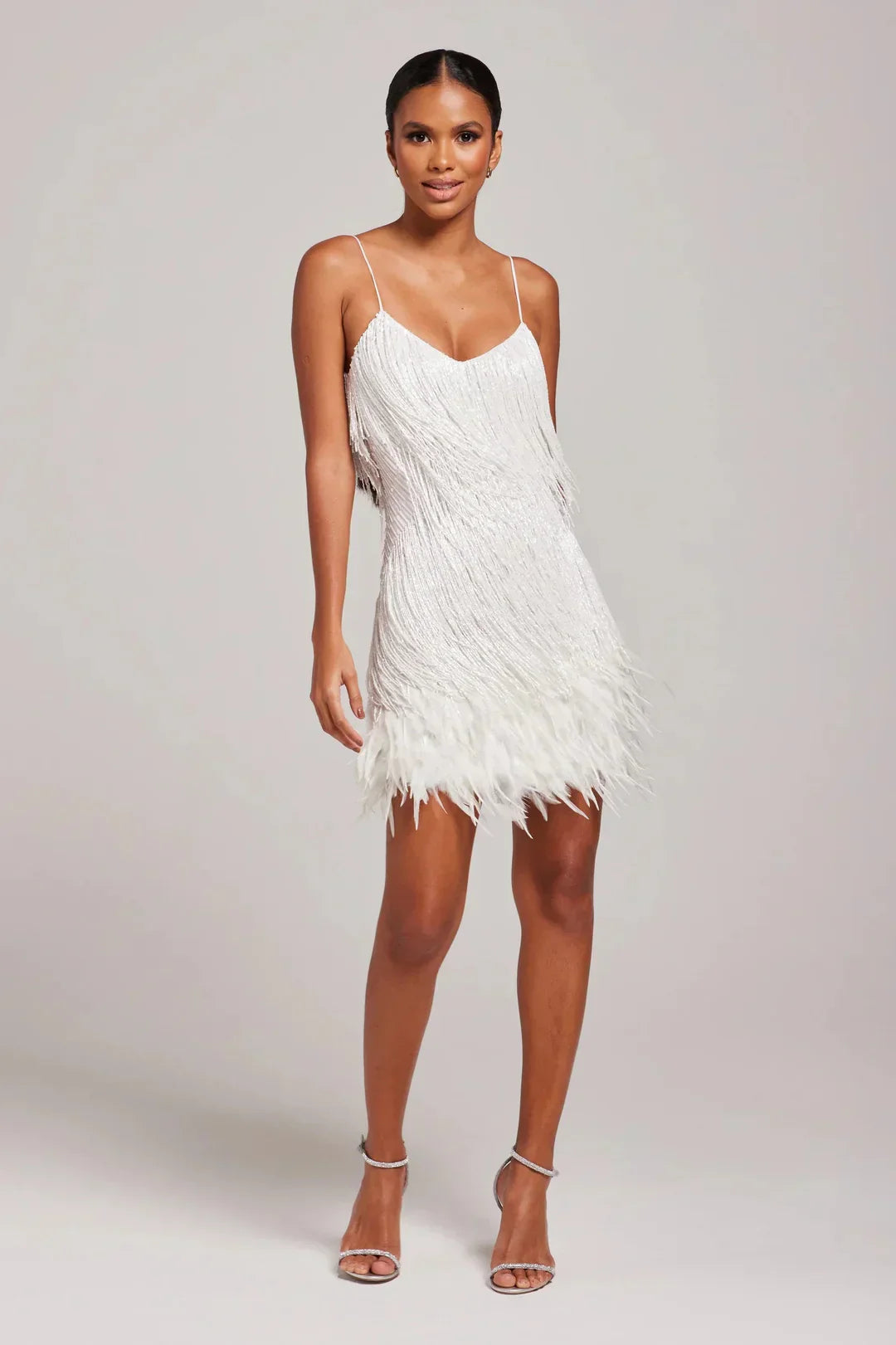 Tyra - Elegante Mini-Robe mit Fransen