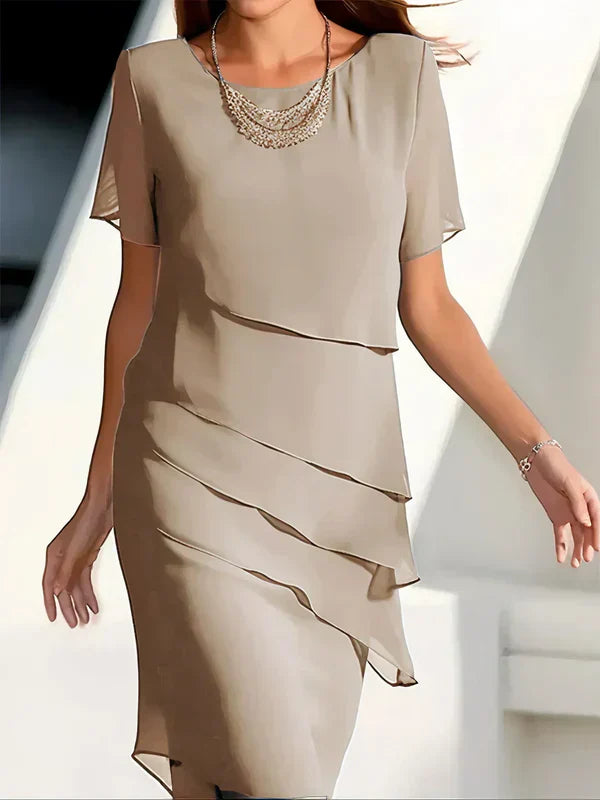 Georgina - Elegantes Sommerkleid mit Schichten