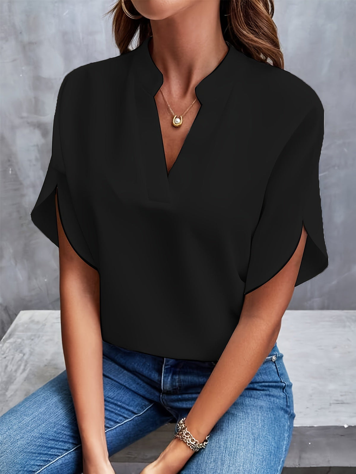 Lina - Leichte und elegante Bluse für jede Gelegenheit