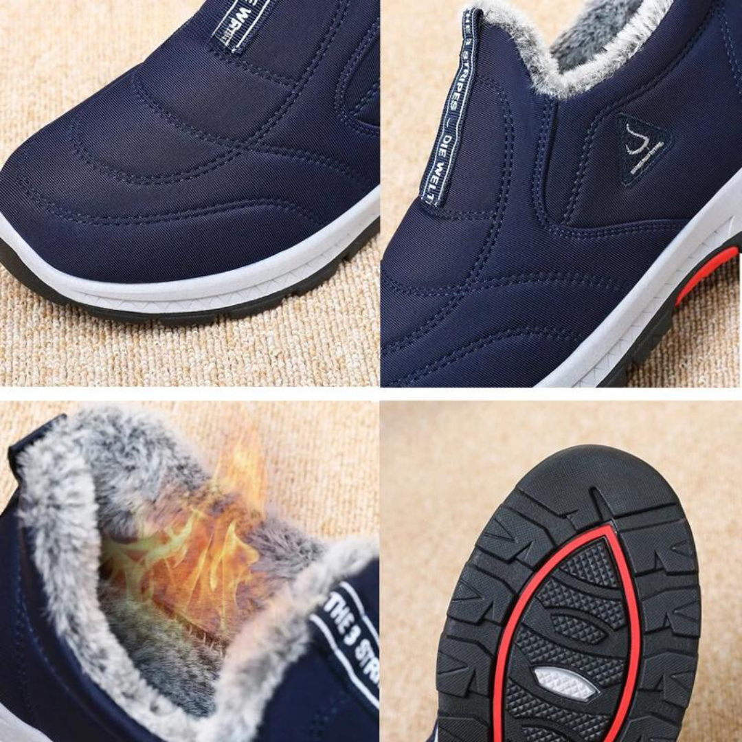 GripTrail – Damen Sneaker mit rutschfester Fleece-Sohle