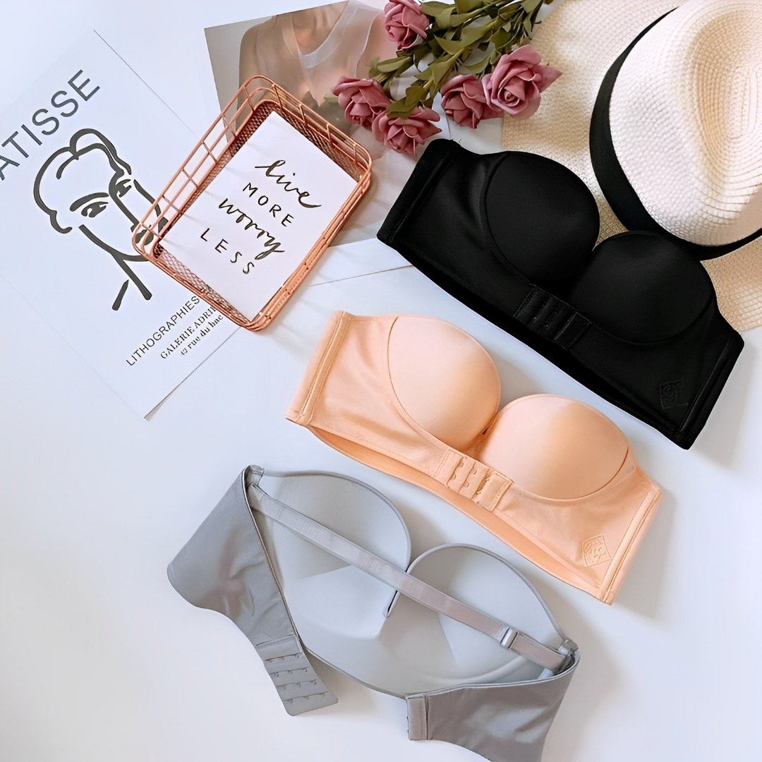 Luminara - Damen-Push-up-BH ohne Träger