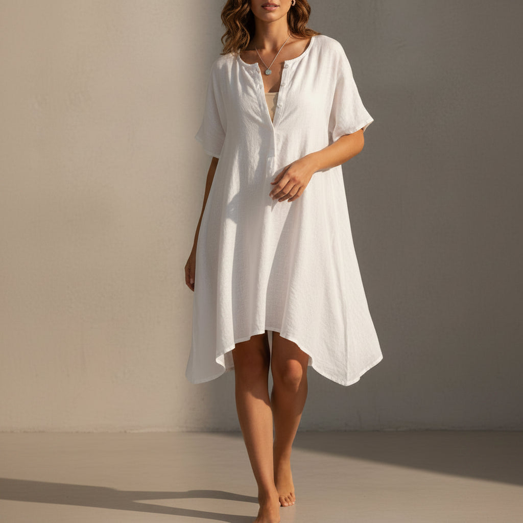 Hilda – Bequemes Kleid für Damen aus leichtem Stoff