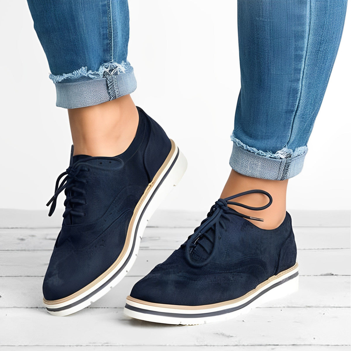 Sloane - Oxford-Schnürer mit Cut-Out-Details