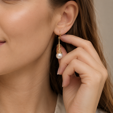 Feliza – Vintage-Ohrringe mit hängenden Details