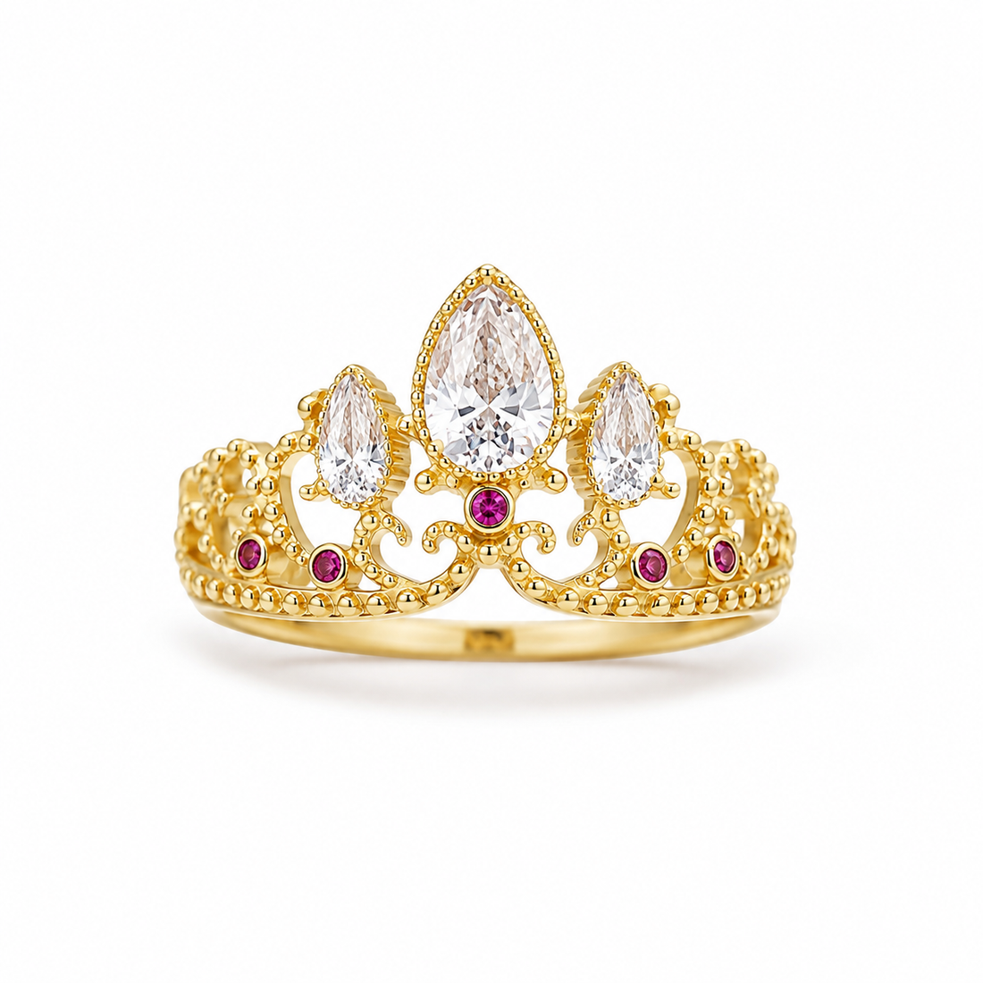 Rapunzel Krone Ring - Der goldene Kronenring von Rapunzel