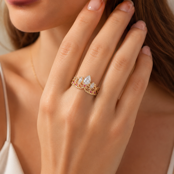 Rapunzel Krone Ring - Der goldene Kronenring von Rapunzel