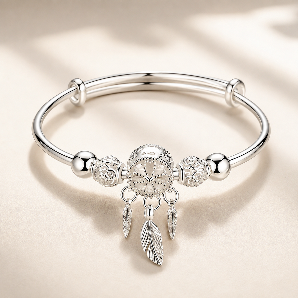 Aiyana – Verstellbares Traumfängerarmband