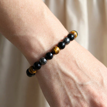 Kiarra – Armband mit Dreifachschutz aus Natursteinen