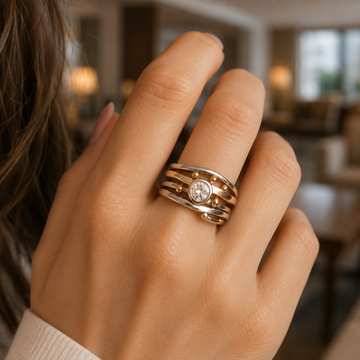 Rhian – Vintage-Ring mit filigranen Details