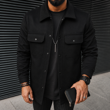 Finn - Lässiges Herren-Overshirt mit Knopfleiste