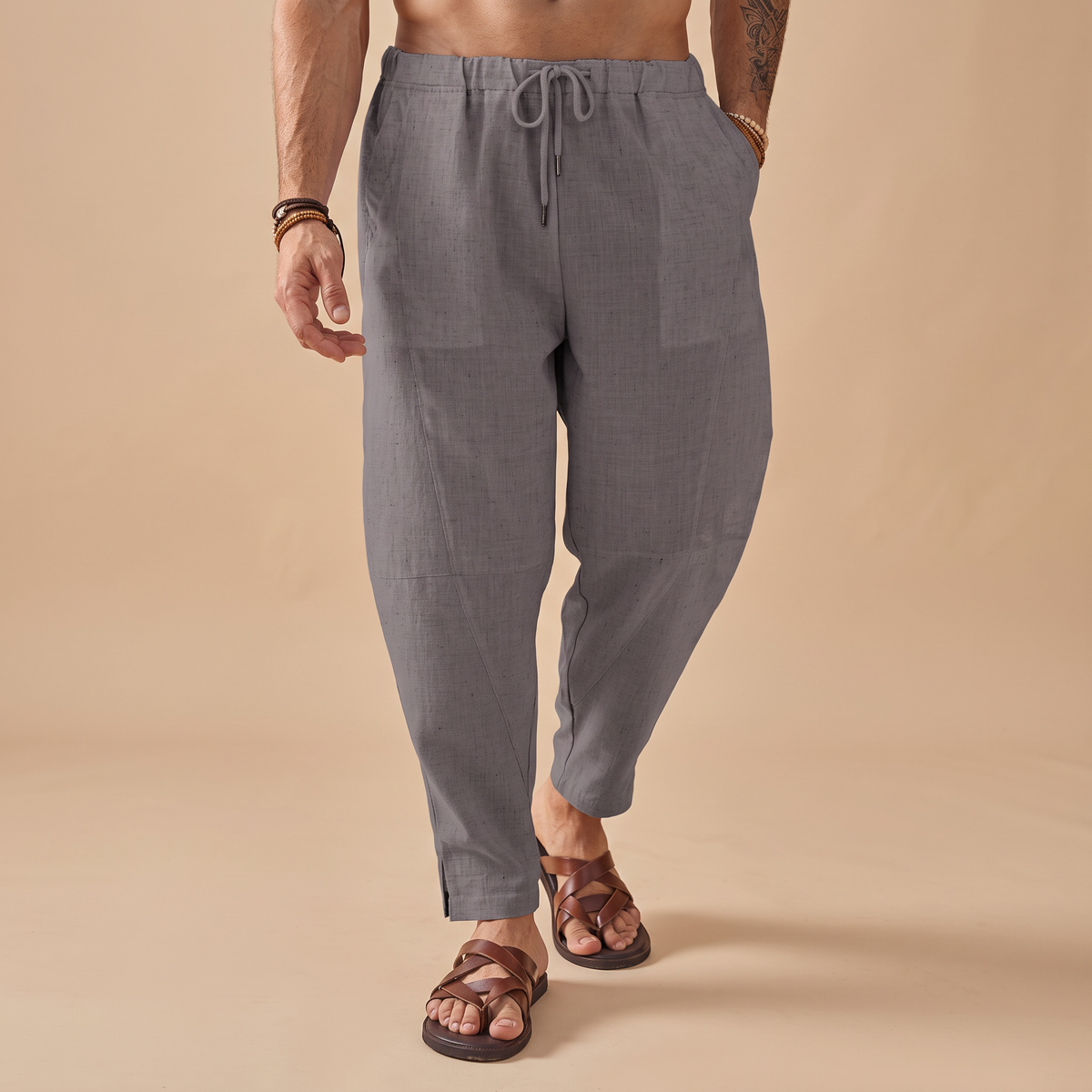 Abel - Weit geschnittene Strandhose