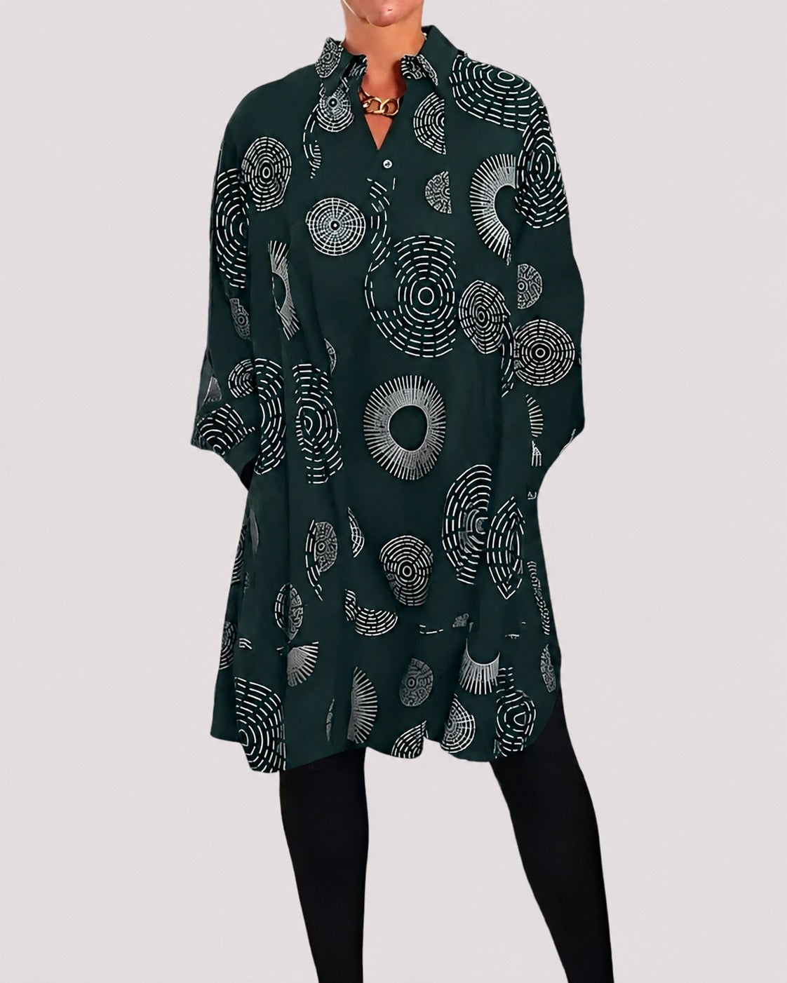 Lacie - Komfortables Kleid mit Kragendetail