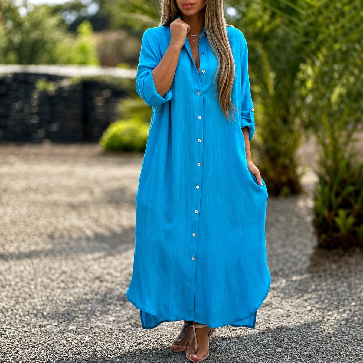 Sharon - Bequemes Luftiges Kleid