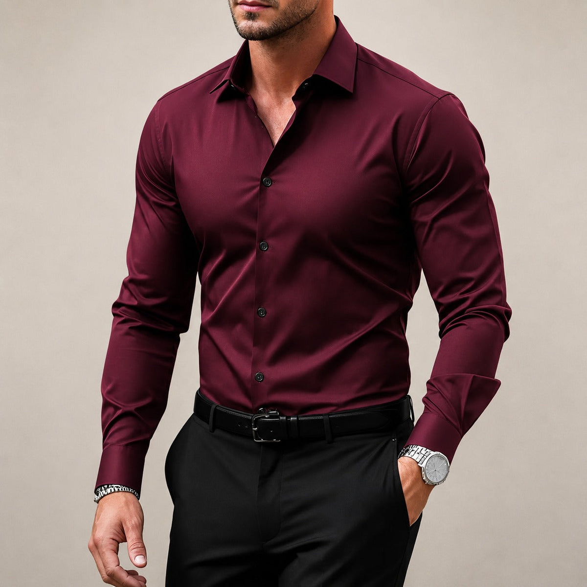 Gibbs - Schmal geschnittenes elegantes Hemd