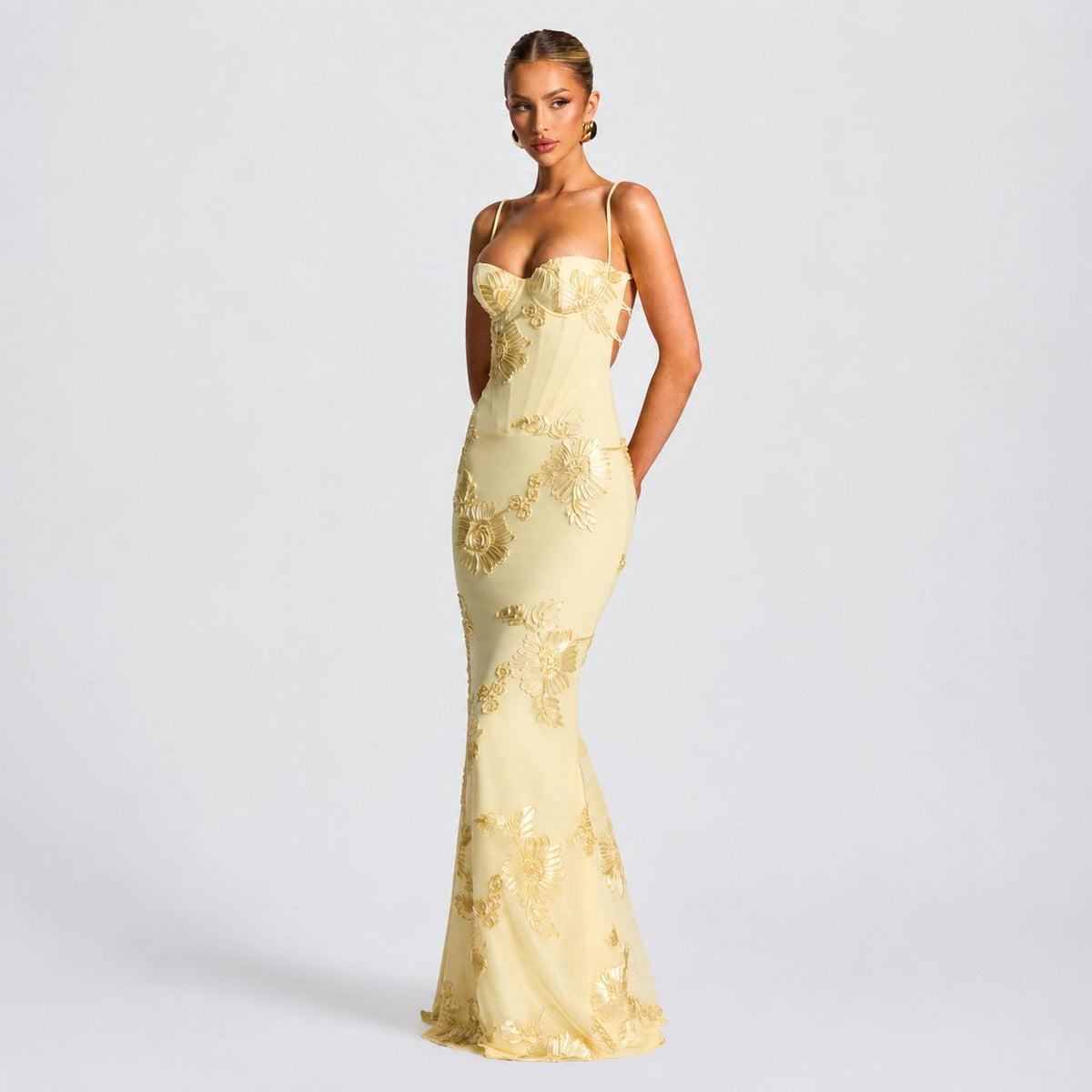 Norma - Anmutiges Maxikleid mit Blumenmuster