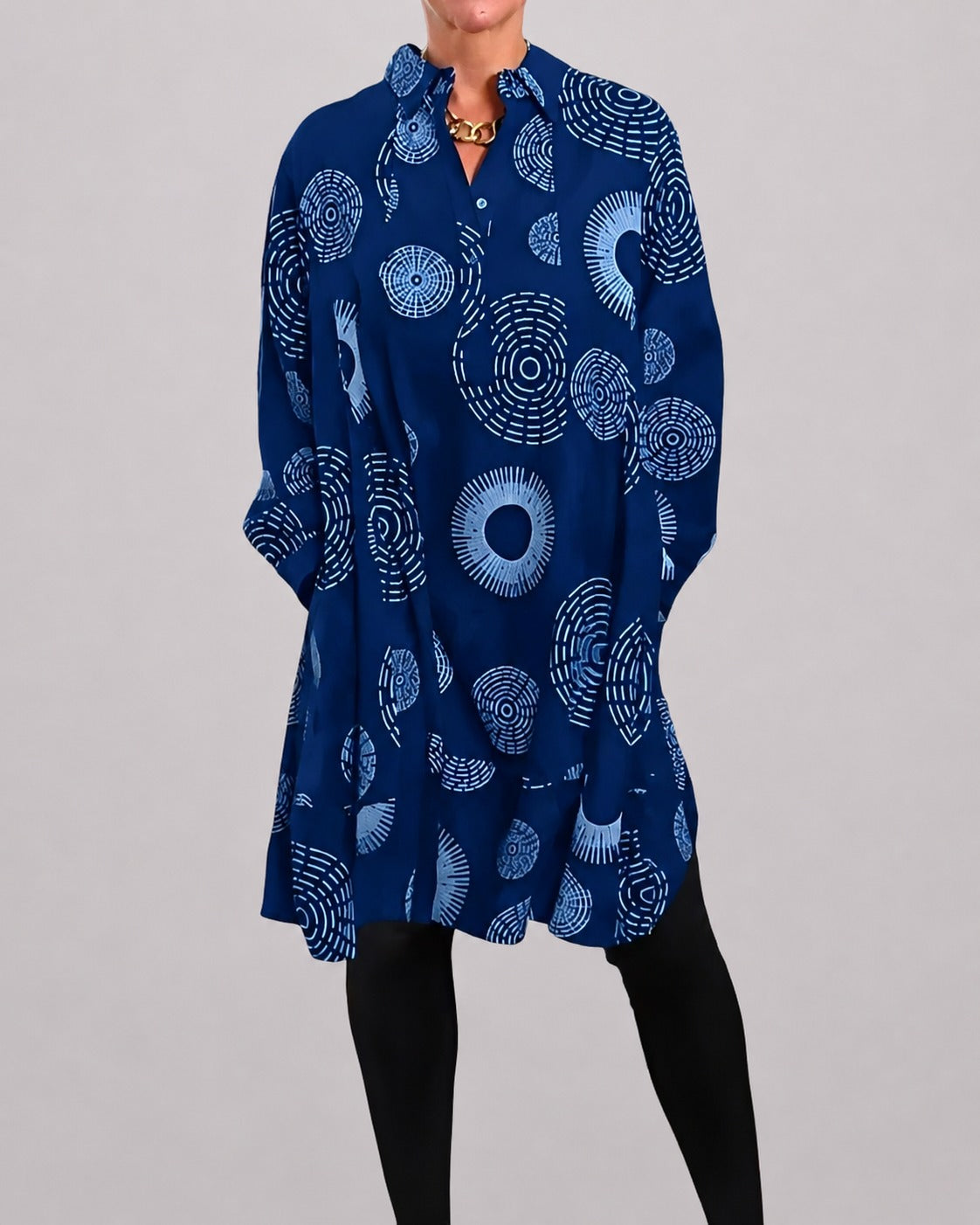 Lacie - Komfortables Kleid mit Kragendetail