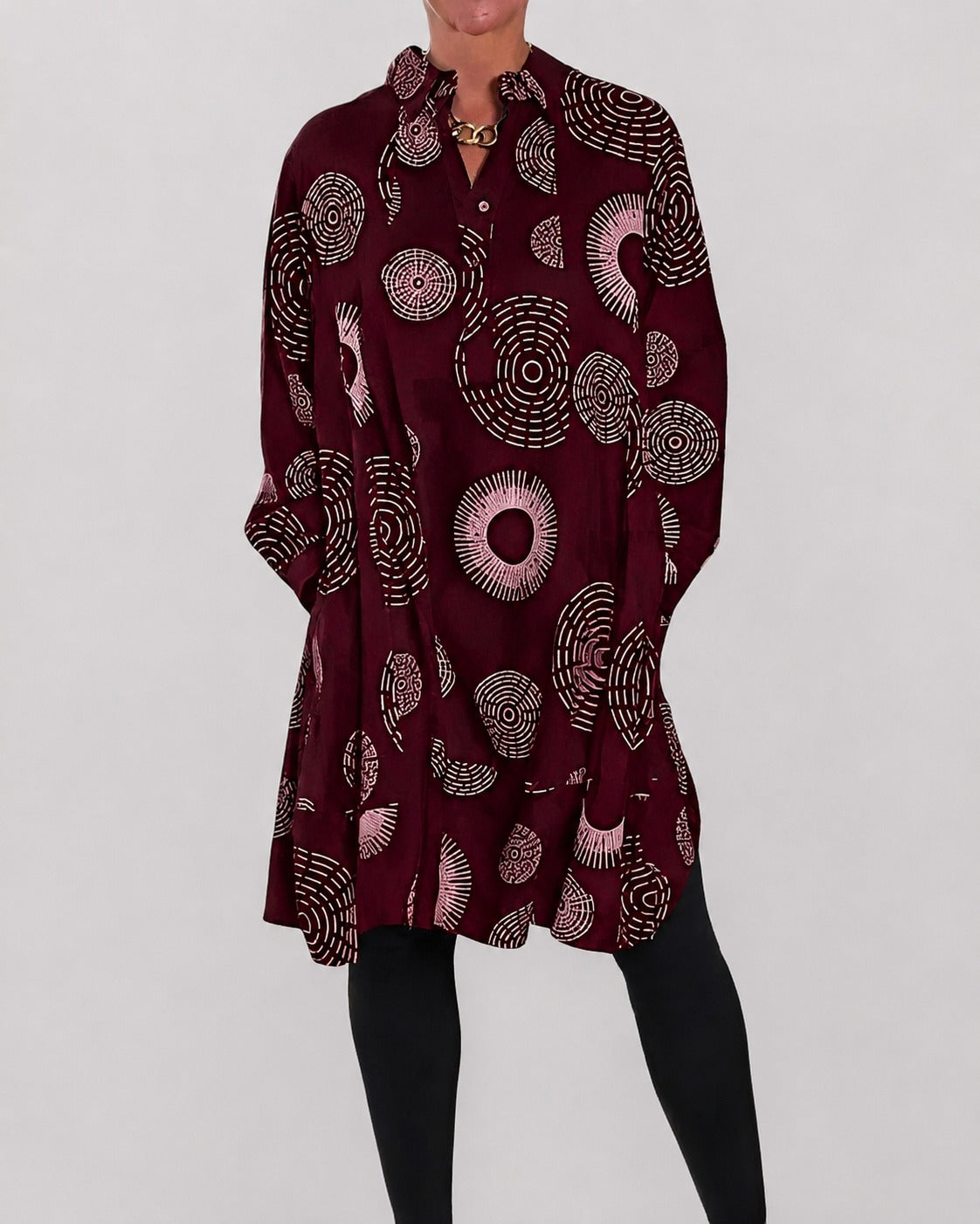 Lacie - Komfortables Kleid mit Kragendetail