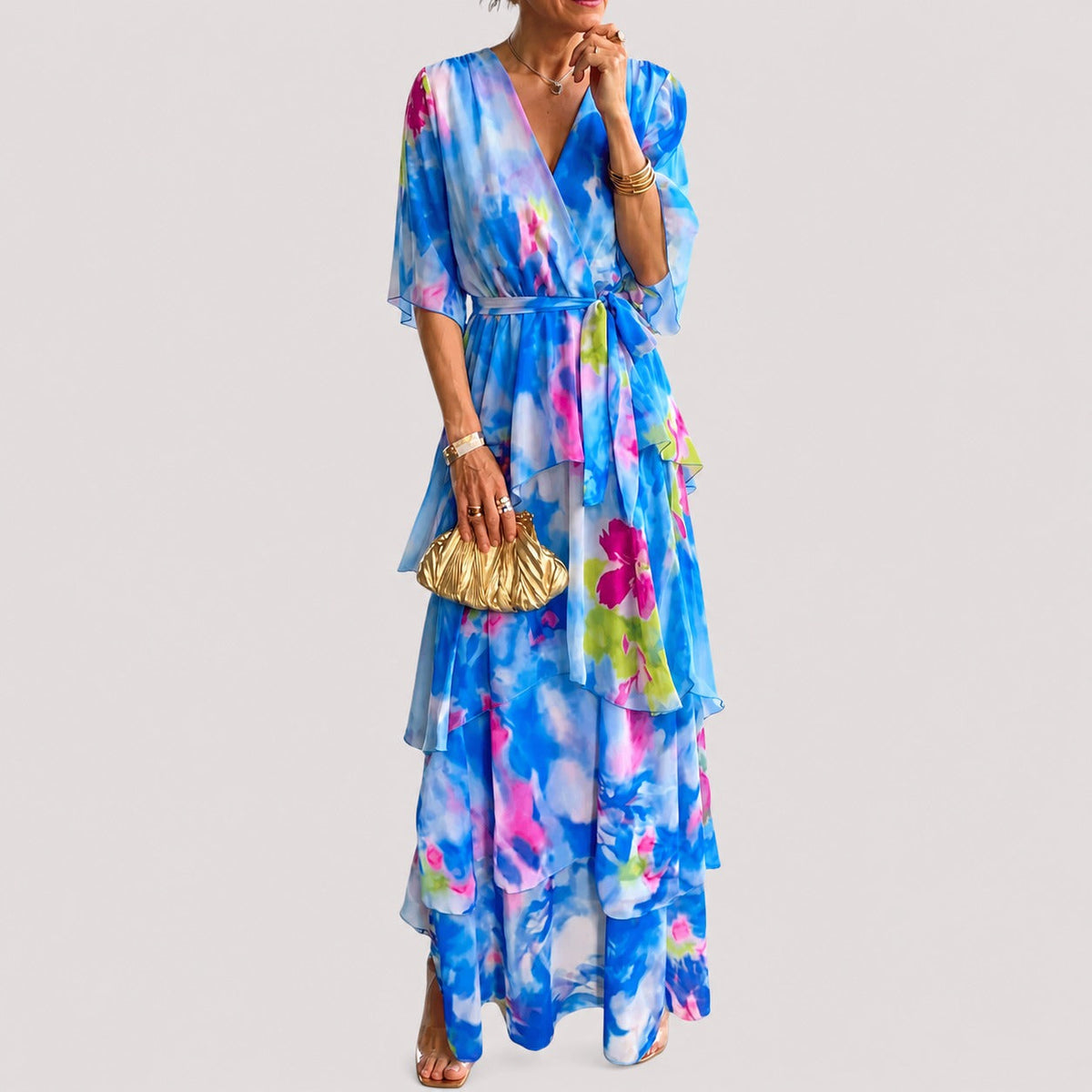 Denise - Schickes Kleid mit mehreren Lagen