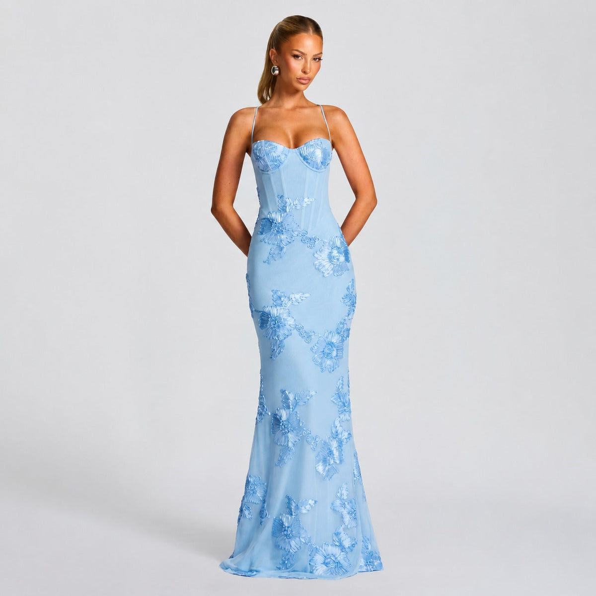 Norma - Anmutiges Maxikleid mit Blumenmuster