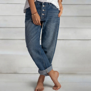 Kaden - Jeans mit hohem Taille und geradem Bein