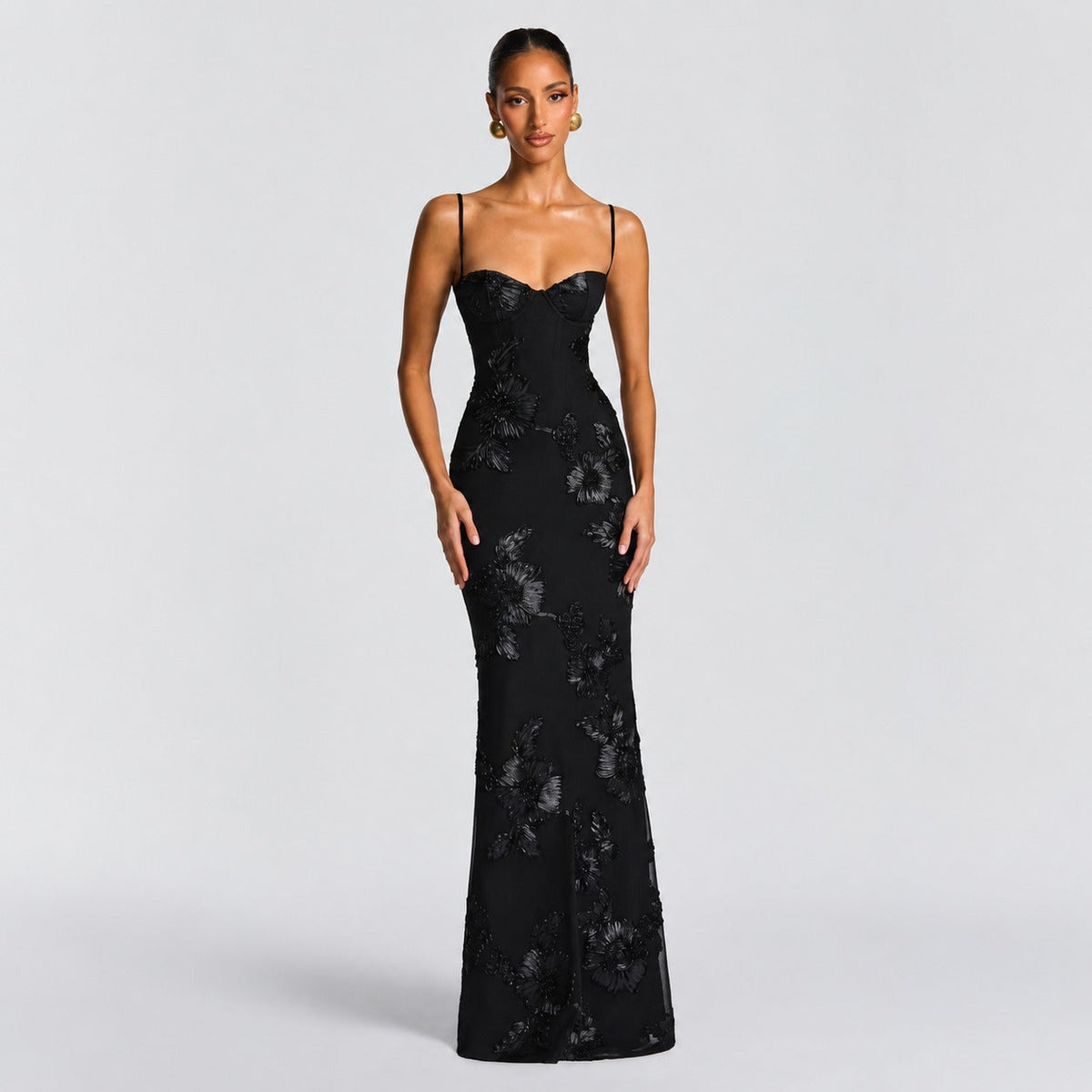 Norma - Anmutiges Maxikleid mit Blumenmuster