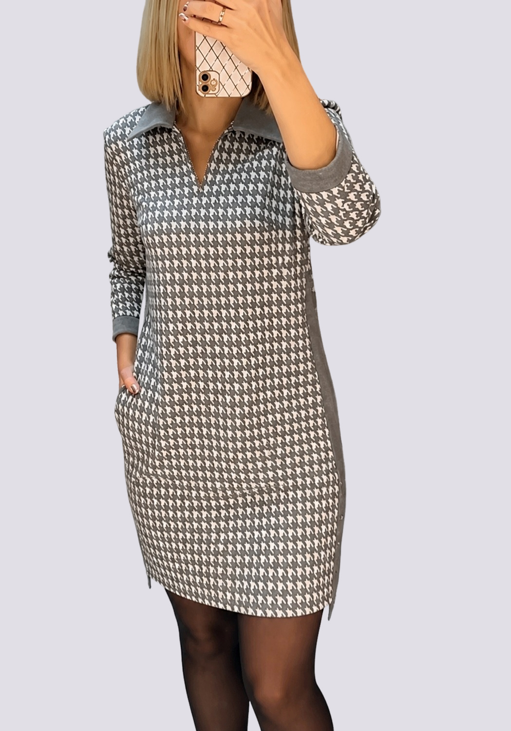 Saskia - Schickes Minikleid mit Revers