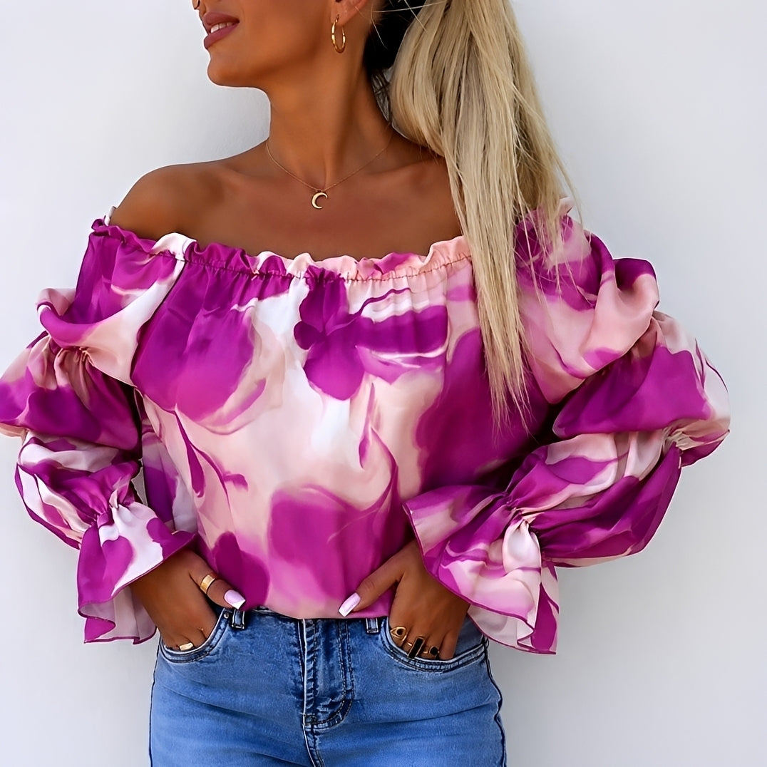 Priya - Elegante Bunte Bluse