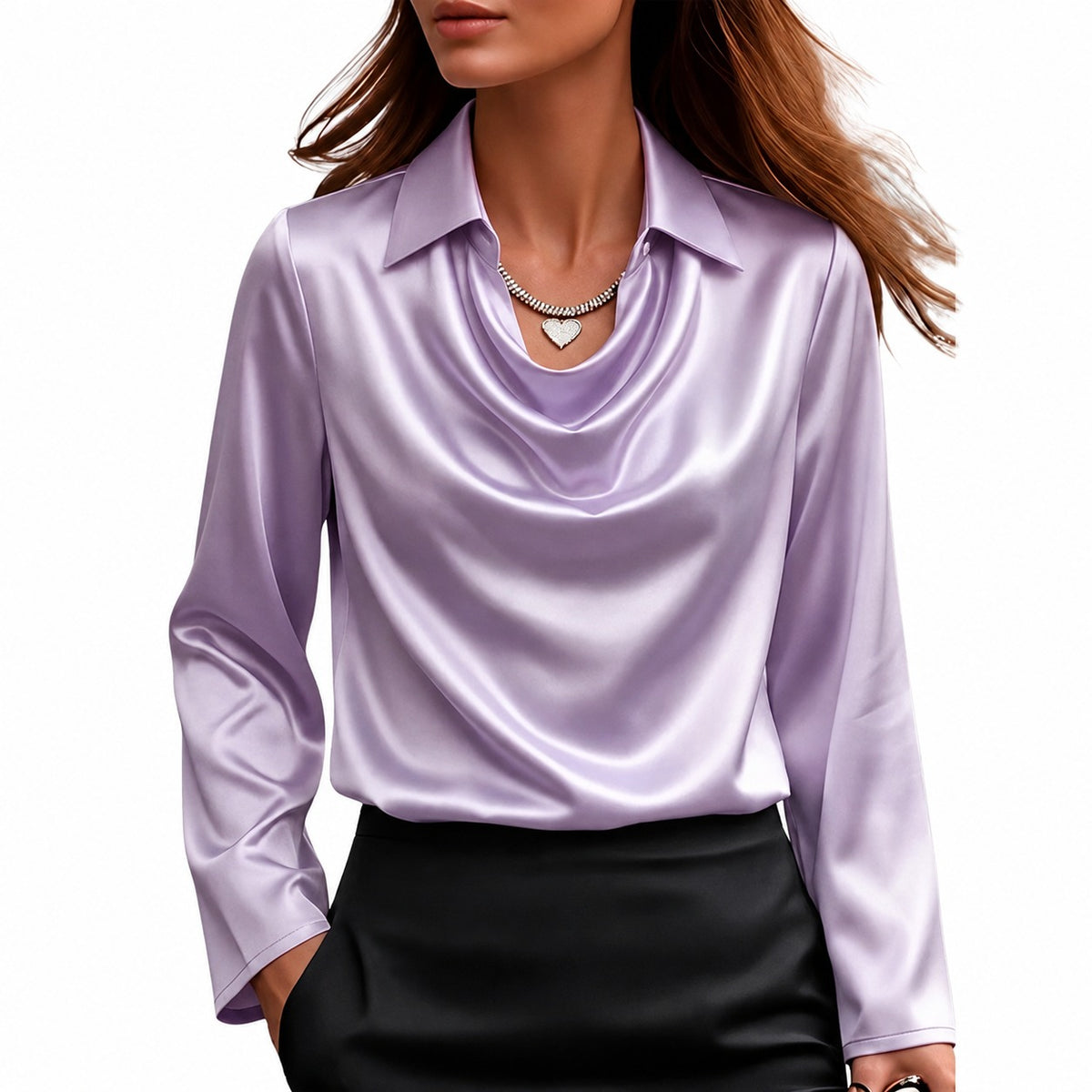 Dionne - Elegante Langarmbluse für Damen