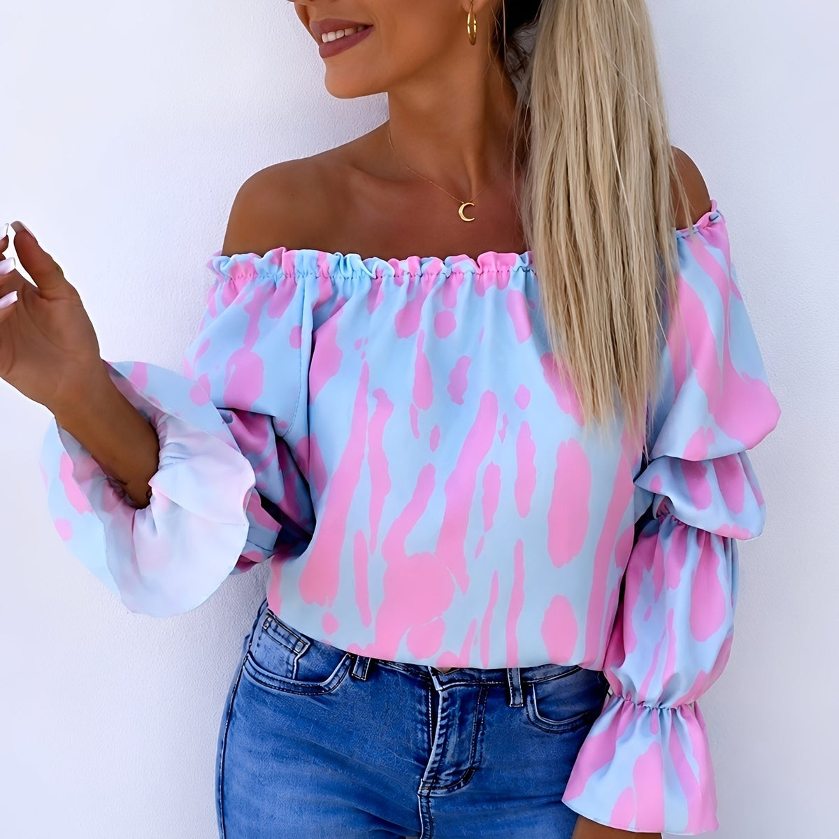 Priya - Elegante Bunte Bluse
