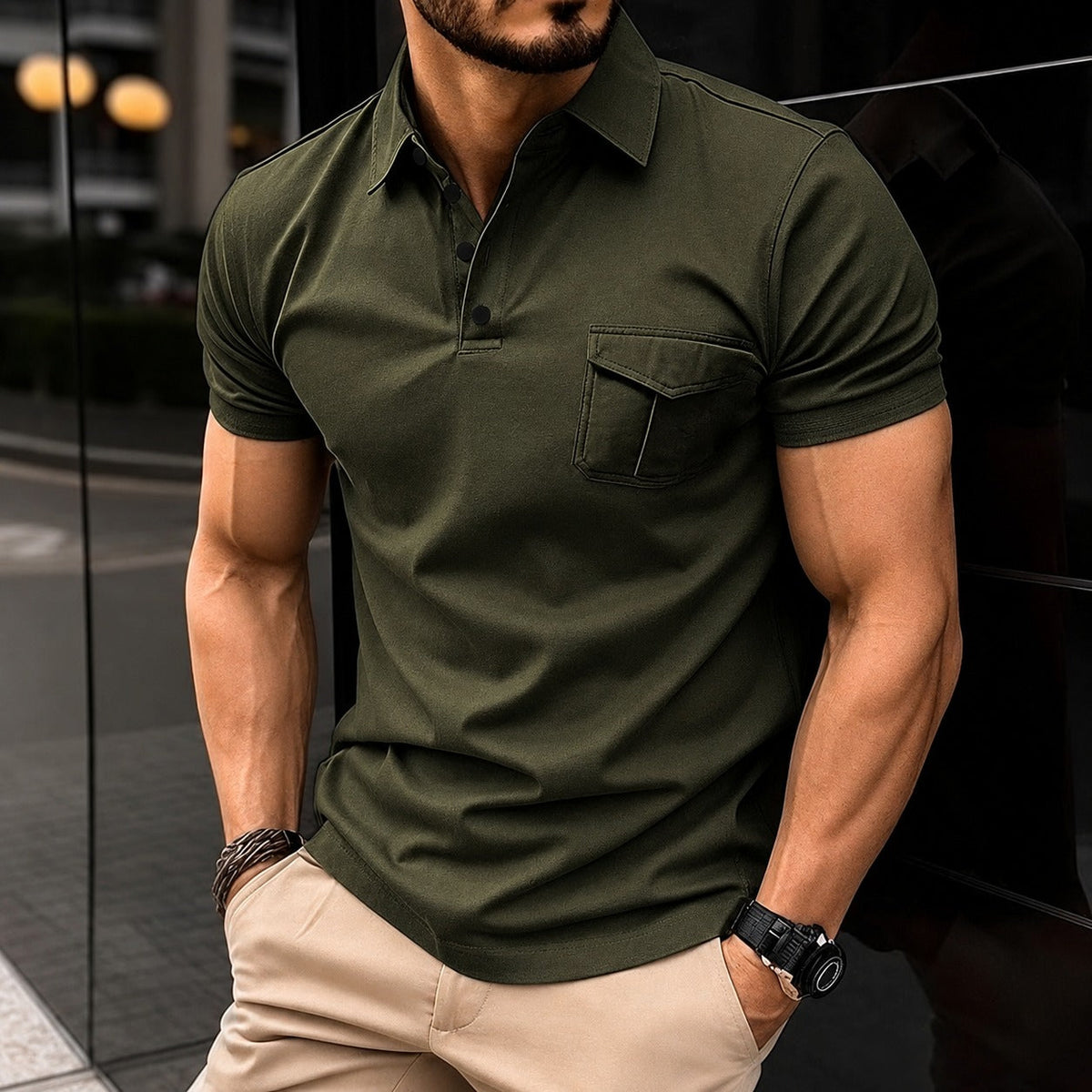 Jayden - Elegantes, figurbetontes Polohemd