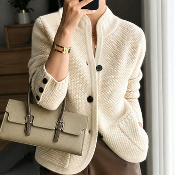 Edda - Warmer Cardigan mit Knöpfen
