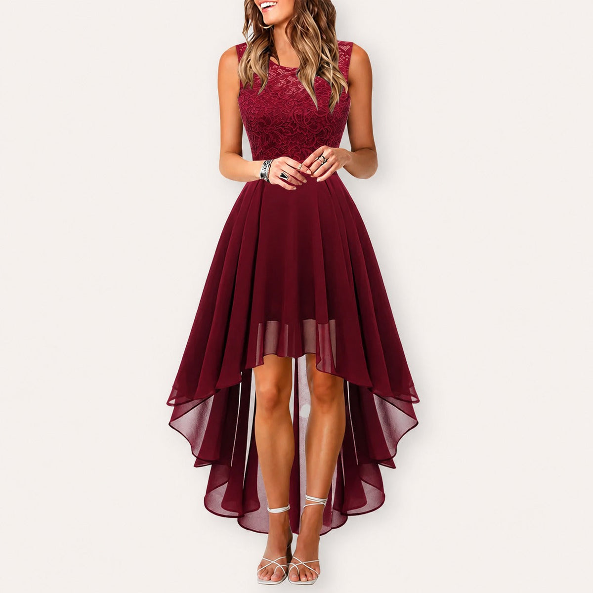 Airish - Attraktives asymmetrisches Kleid