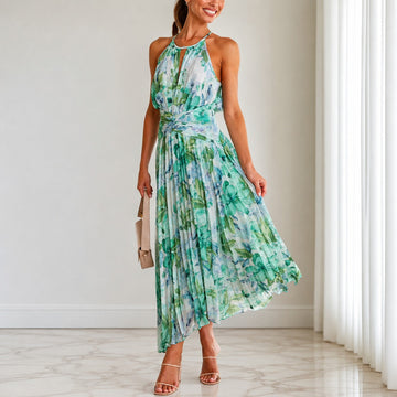 Emaan - Stilvolles Maxikleid mit Blumenmuster