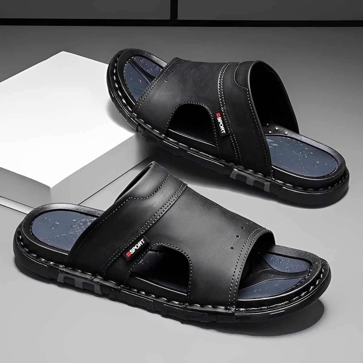 Kent - Bequeme Weiche Sohlen-Sandalen