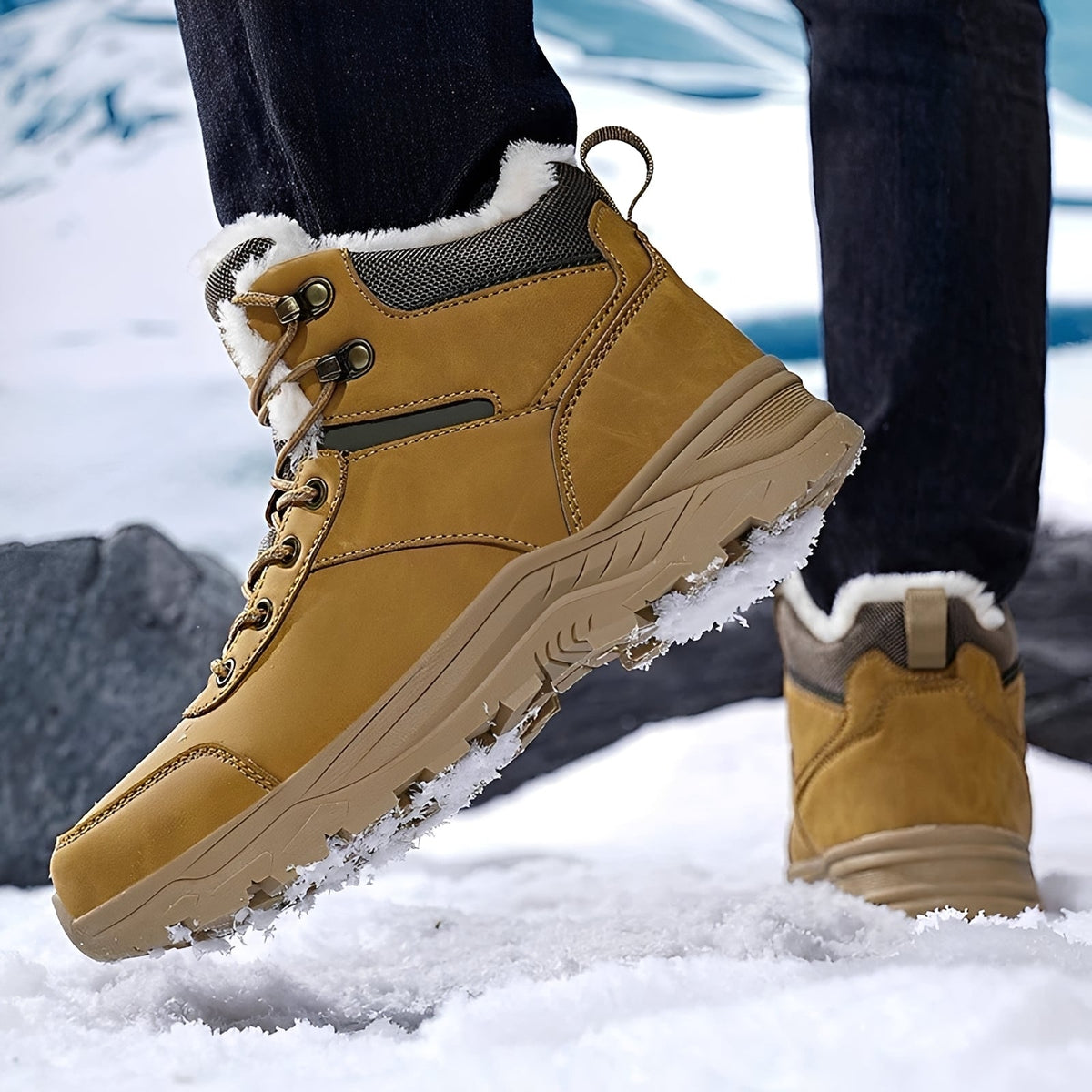 Franklin - Männliche winterliche Stiefel für draußen, warm