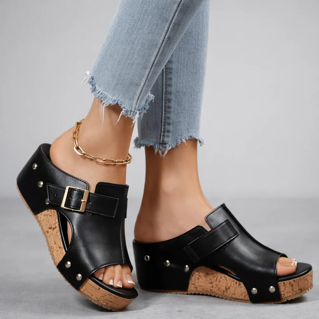 Albie - Stylische Plateausandalen
