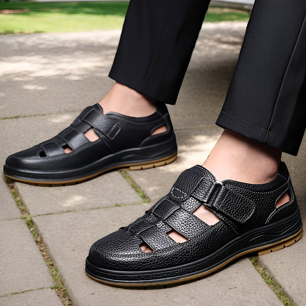 Matteo - Elegante und durchlässige Sandalen
