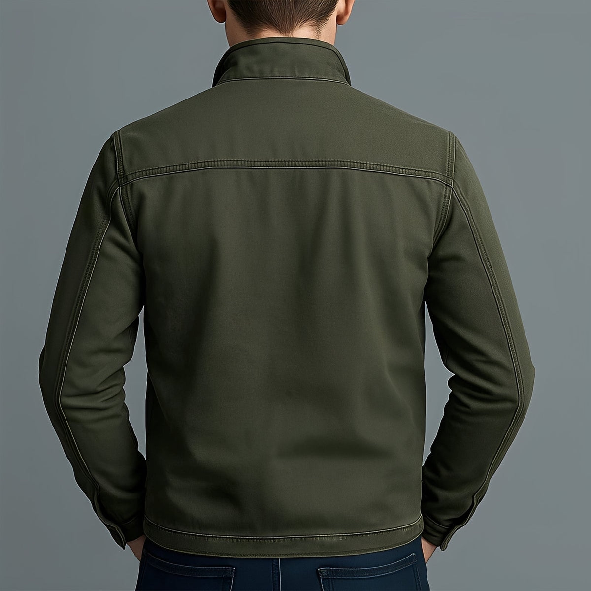 Jaden - Lässig gewaschene Jacke mit Zipper