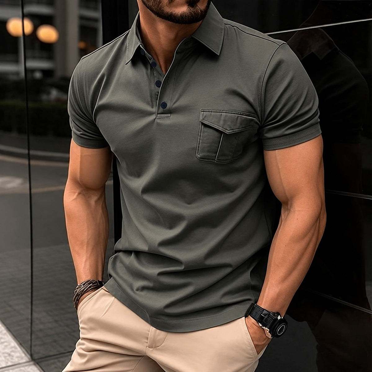 Jayden - Elegantes, figurbetontes Polohemd