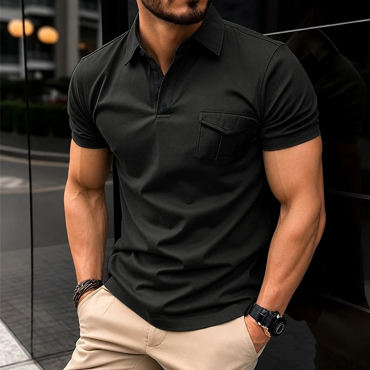 Jayden - Elegantes, figurbetontes Polohemd