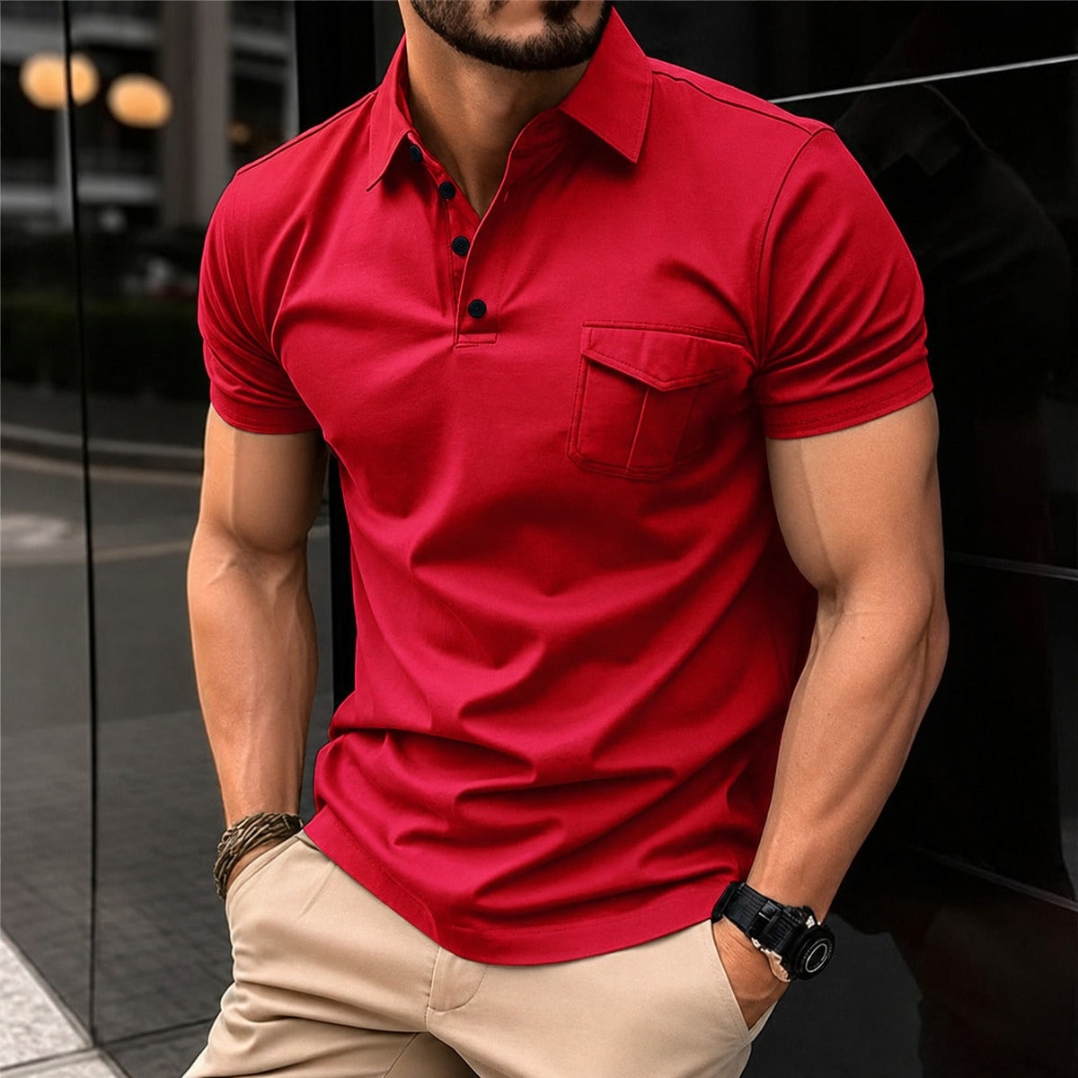 Jayden - Elegantes, figurbetontes Polohemd