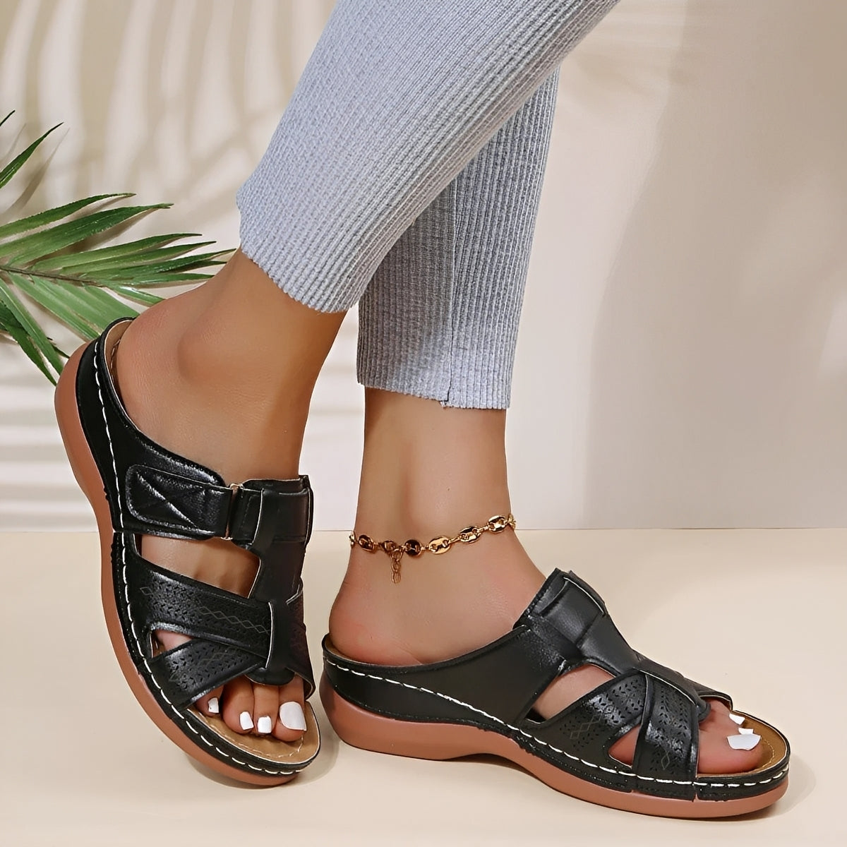 Elouise - Bequeme Sandalen mit einstellbaren Riemen