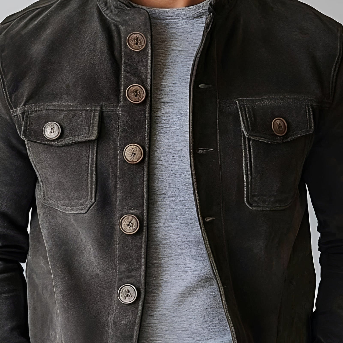 Lenard - Klassische Ein-Knopf-Jacke