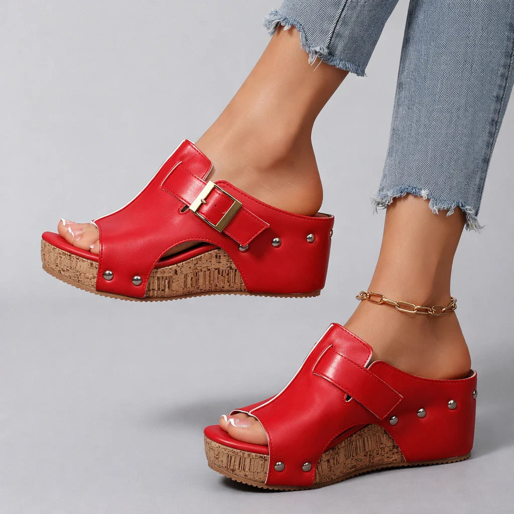 Albie - Stylische Plateausandalen
