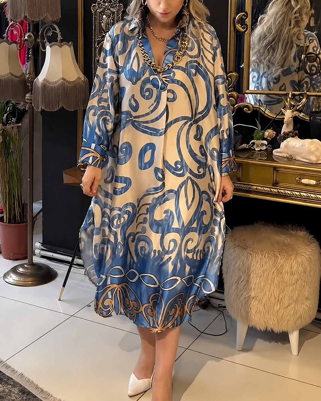 Paula - Weit geschnittenes, schickes Kleid