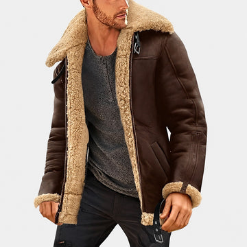 Jeffrey - Stilvolle Herrenjacke mit warmem Futter
